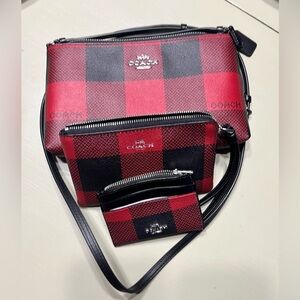 Coach crossbody and card holder